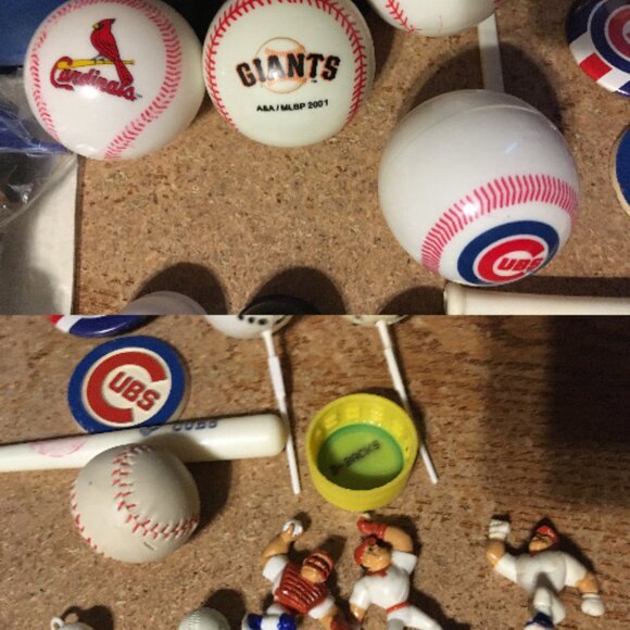 BASEBALL LOT MINI HELMETS BOBBLEHEAD ICHIRO A ROD BALL NIGHT LIGHT CRACKER JACK - Picture 2 of 10